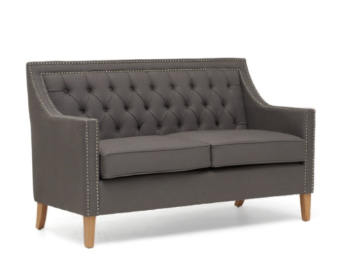 Диван Chesterfield Sofa Couchen обитый тканью, 2-местный.