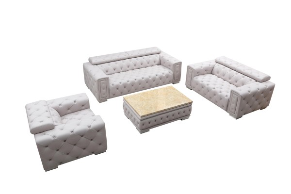 Набор диванов Chesterfield из кожи, 3+2+1, дизайн, новый 9914.
