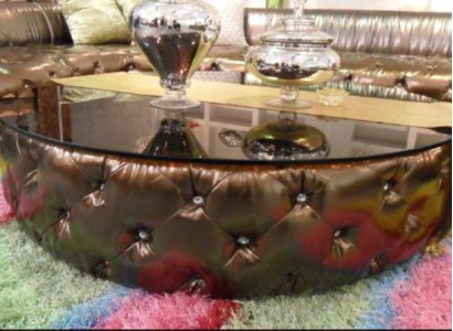 Журнальный стол Chesterfield Luxus для гостиной, столик из дерева в современном стиле.