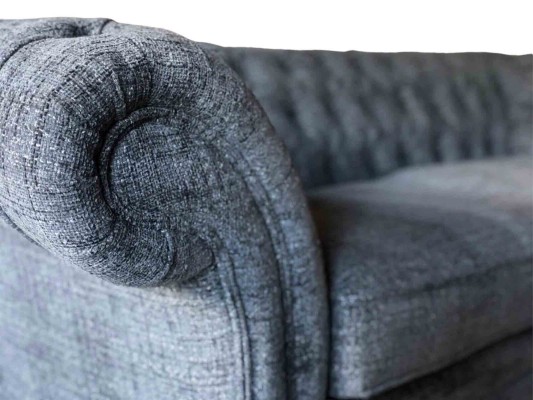 Chesterfield диван для трех человек, обивка из текстильного материала, новый.