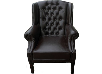 Кресло Честерфилд кресло-ушастое кресло-кресло для телевизора диван Релакс кожаный диван Seat C.15