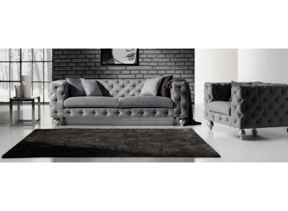 Диван Chesterfield Set 252 см + кресло-диван Sofa Couch дизайнерское декоративное соединение