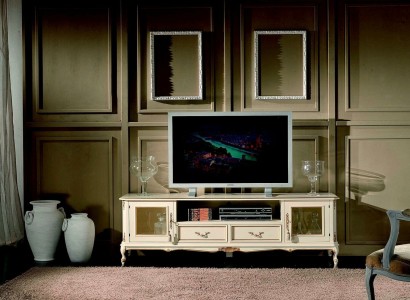Sideboard телевизионный Lowboard rtv шкаф стол гостиная дерево мебель барокко стиль новый