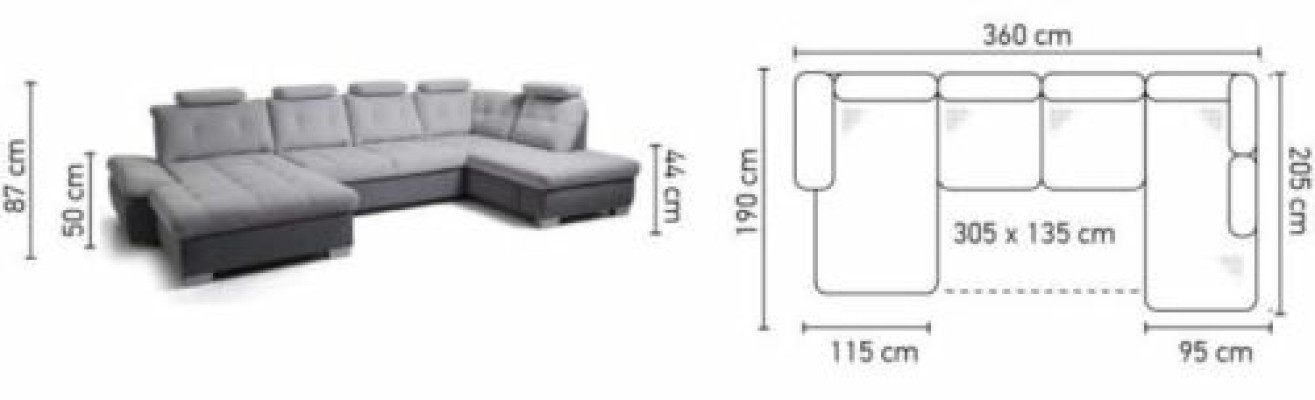 Многофункциональный диван угловой диван обивка с регулируемой спинкой гостиная.