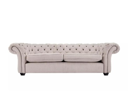 Englische Sitz Polster Couch - Textil Sofa Schlaf Sofas Couchen Neu