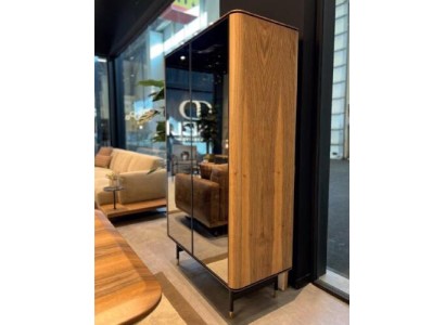 Витринный стеклянный барный шкаф для дома стены полка деревянная гостиная.